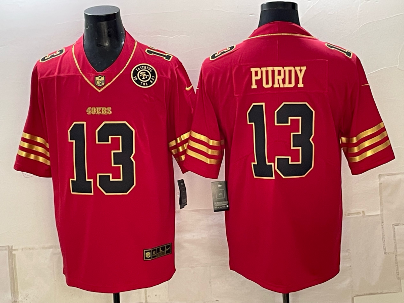 Men 2026 Nike San Francisco 49ers #13 Purdy Red NFL Jersey 101608